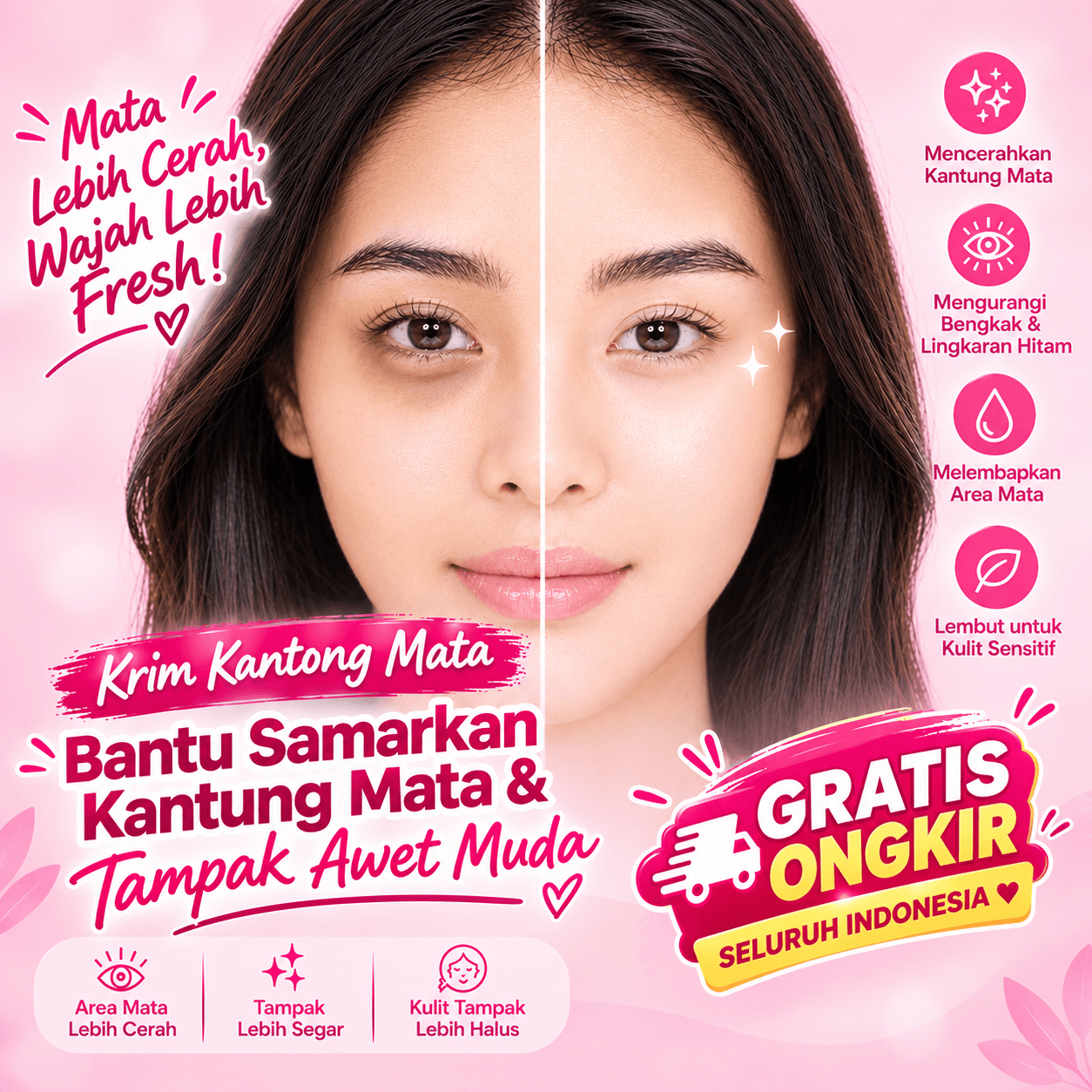 Kantung Mata Hitam Bikin Wajah Terlihat Lelah Terus?